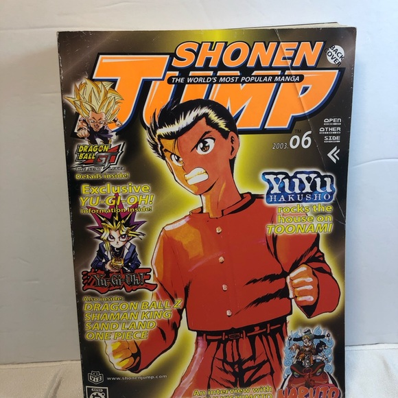 Vintage June  2003 Issue of Shonen Jump Manga Magazine Naruto Dragonballz - Picture 6 of 8